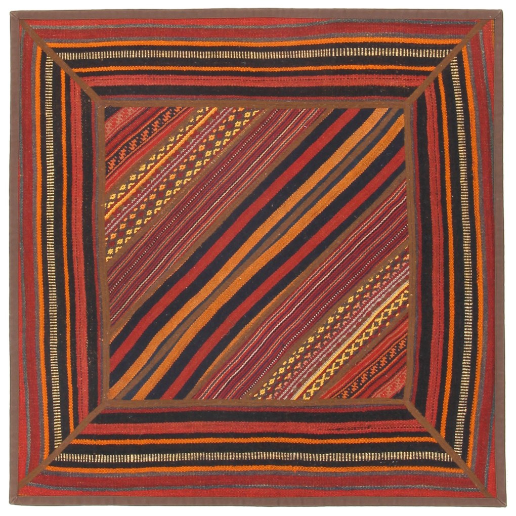 Kilim Tappeto persiano 100 x 100 (Iran) Tessuto A Mano