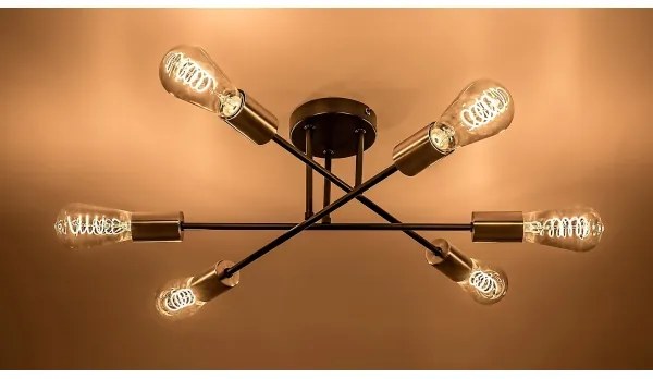 Rabalux 71026 - Plafoniera BRANWEN 6xE27/25W/230V