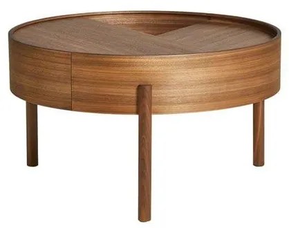 Arc Coffee Table Ø66 Walnut - Woud