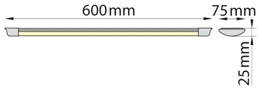 Brilagi - LED Lampada fluorescente AVERO LED/16W/230V 60 cm