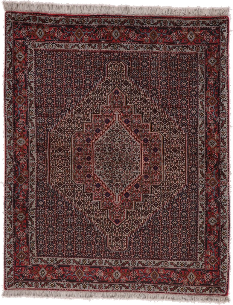 Sandjan Tappeto persiano 160x130 (Iran) Annodato A Mano