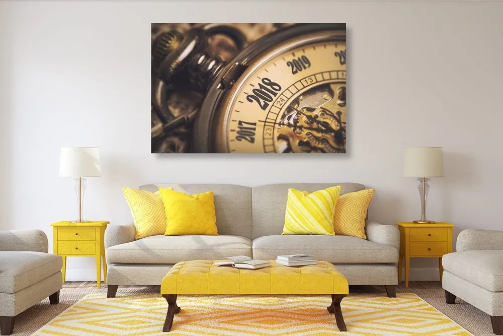 Quadro su tela – Orologio da tasca vintage