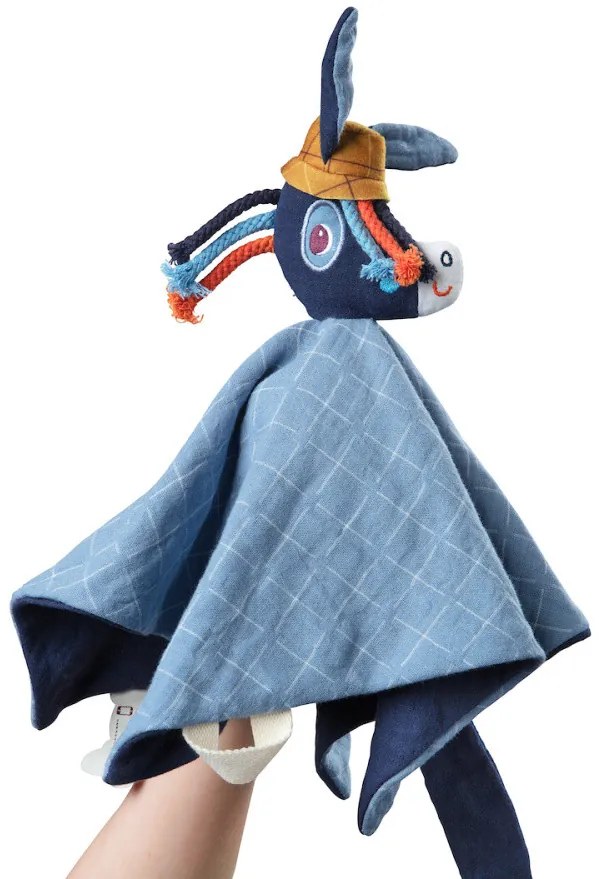 Lilliputiens - Peluche doudou - Asino Ignace