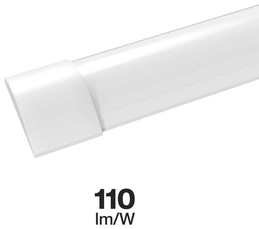 Plafoniera LED Slim Lineare, 60cm, 20W, 2200lm Colore Bianco Freddo 6.000K