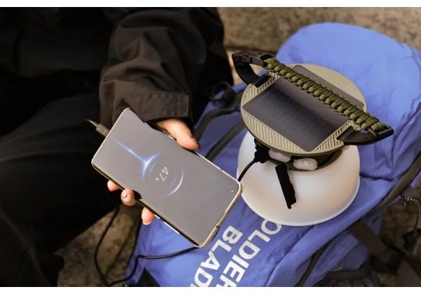 Immax 08493L - Lampada portatile a LED RGB ricaricabile a energia solare LED/10W/5V 3600 mAh IP65