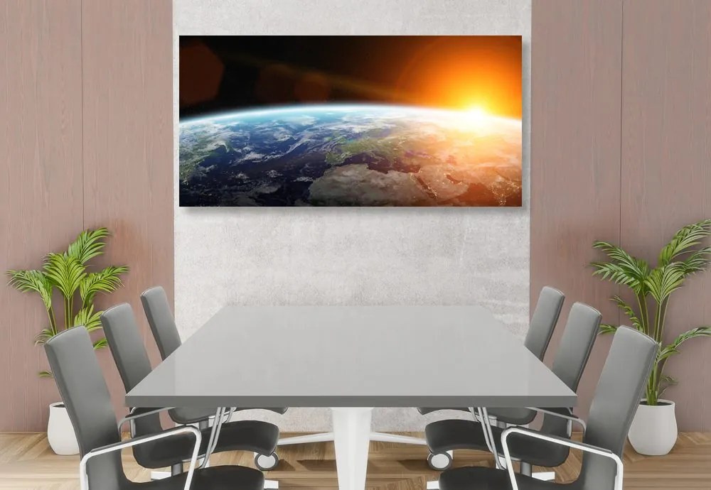Quadro su tela – Vista del pianeta dallo spazio