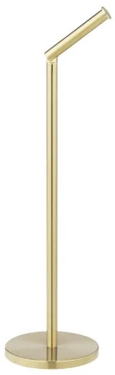 WENKO 25791100 - Porta rotolo per carta igienica 21x55 cm oro/argento