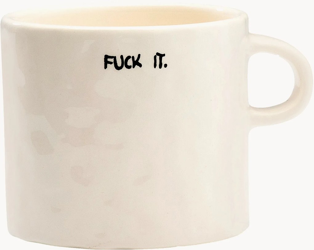 Tazza fatta a mano Fuck It