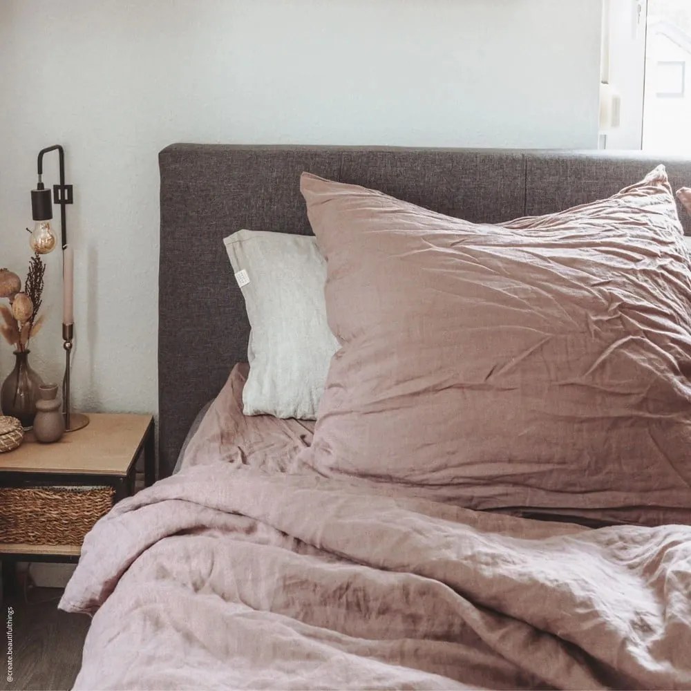 federa 50x70 cm Ashes of Roses - Linen Tales