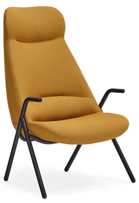 Poltrona gialla , altezza 114 cm Dins - Teulat