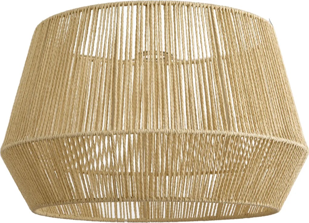 Paralume Japandi con corda di carta beige 50/50/30 - Bullet