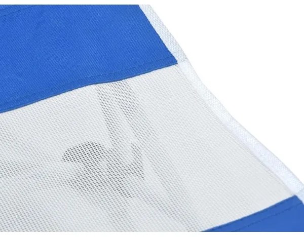 Lettino da giardino blu