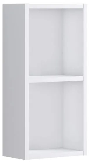 Pensile bagno Brera laccato lucido bianco P 17 x L 30 x H 60 cm