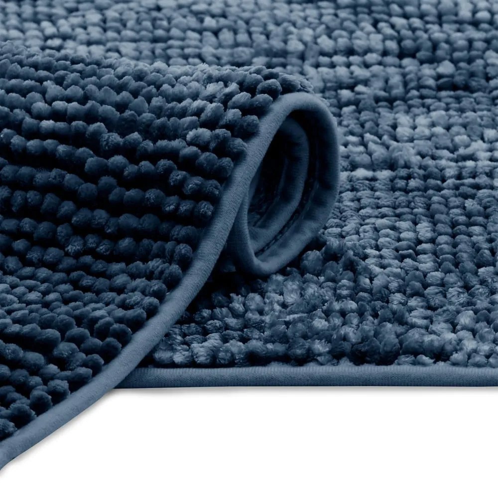 Tappetino per il bagno blu scuro 70x120 cm Bati – Restilo