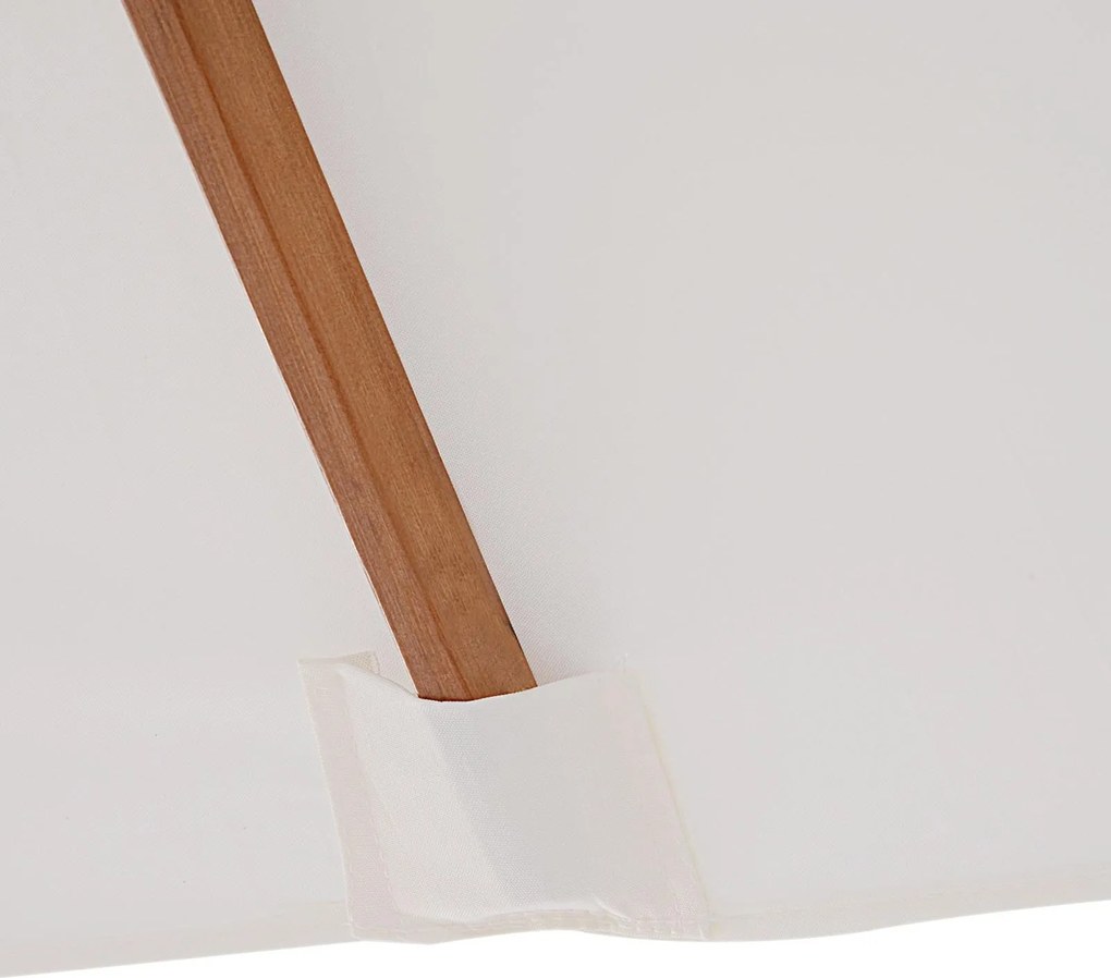 Ombrellone da Giardino 2x1,5 m Palo Ø38 mm in Legno Beige...