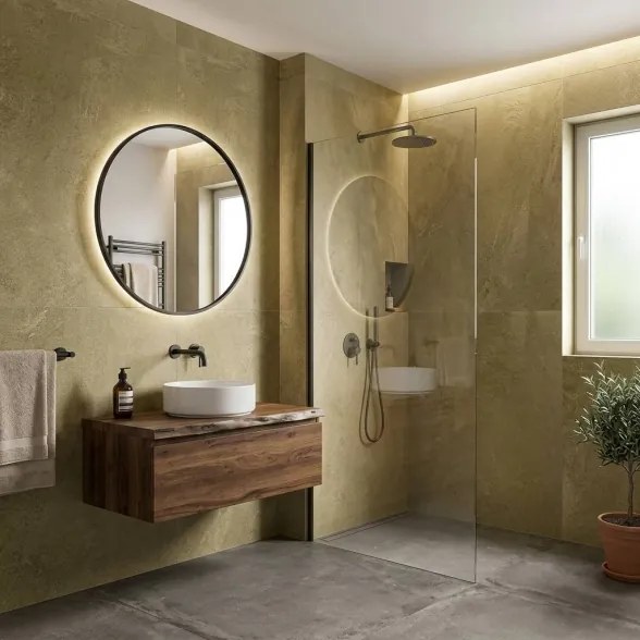 Pavimento 60x120 Cm In Gres Porcellanato Finitura Matt Cloud Fango