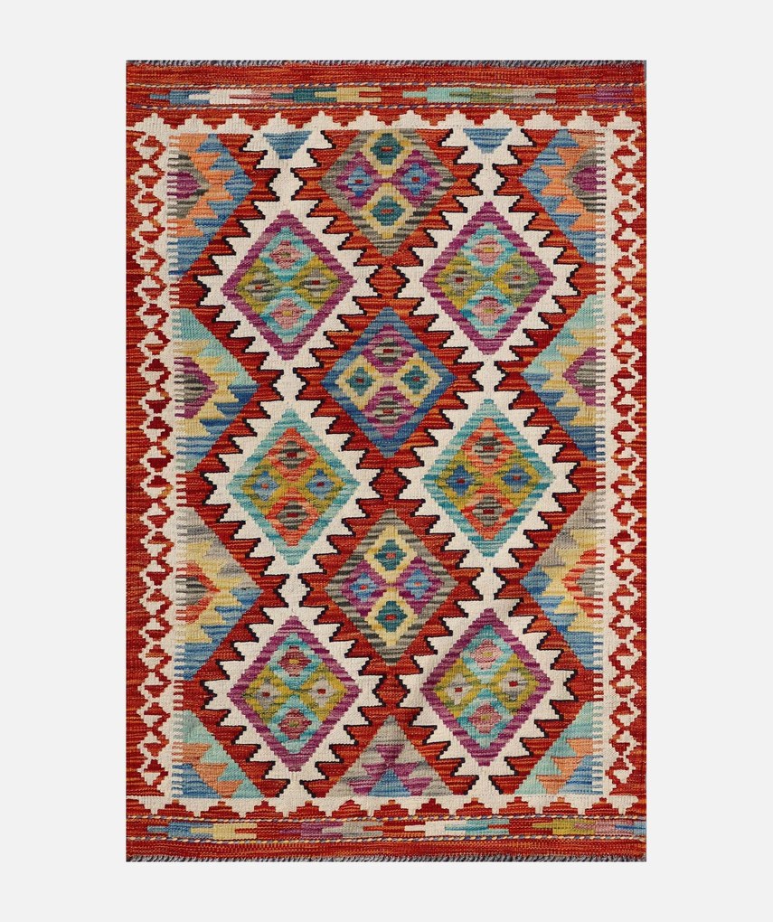 Kilim Tappeto 80x120 (Pakistan) Tessuto A Mano