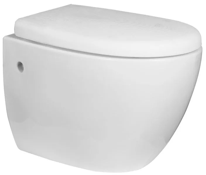 Vaso WC sospeso AZZURRA dinasty, sedile escluso P 50 x L 36 x H 31 cm bianco