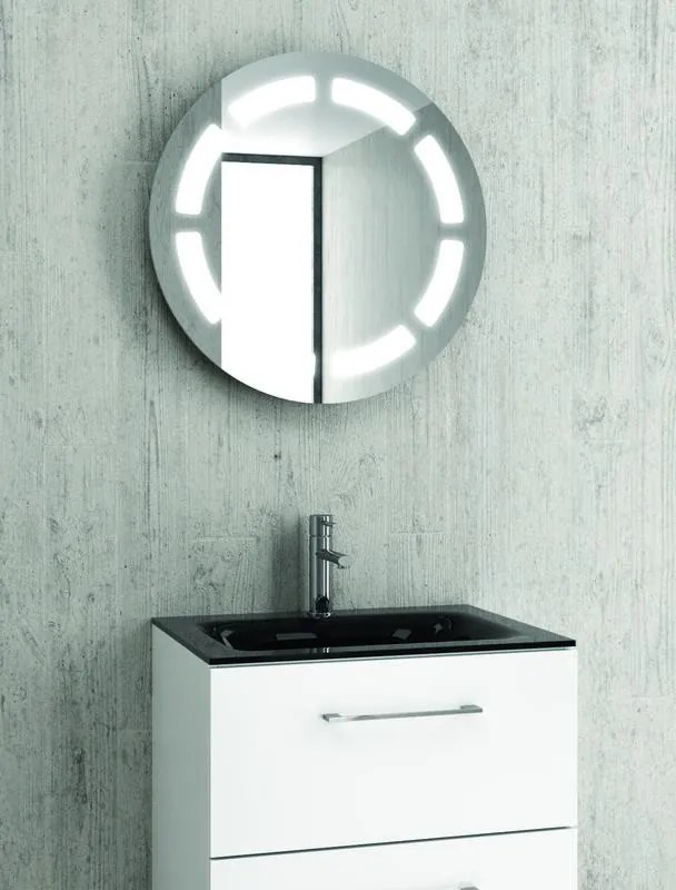 Specchio contenitore tondo diametro 63cm Led KAM-139 - KAMALU
