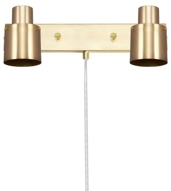 Globen Lighting - Clark 2 Applique Da Parete Ottone Spazzolato Globen Lighting