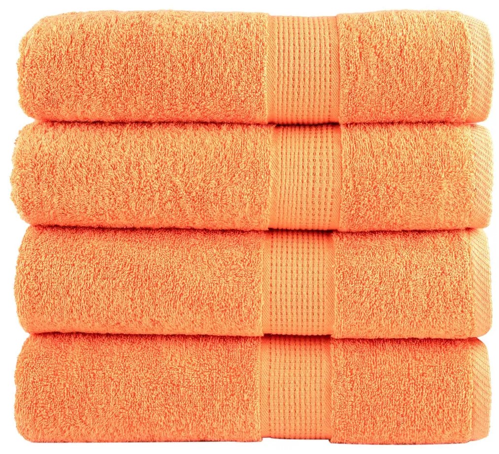 Asciugamani Da Bagno Solund 2 Pz Verdi 100x150 Cm 600 G/m² /
