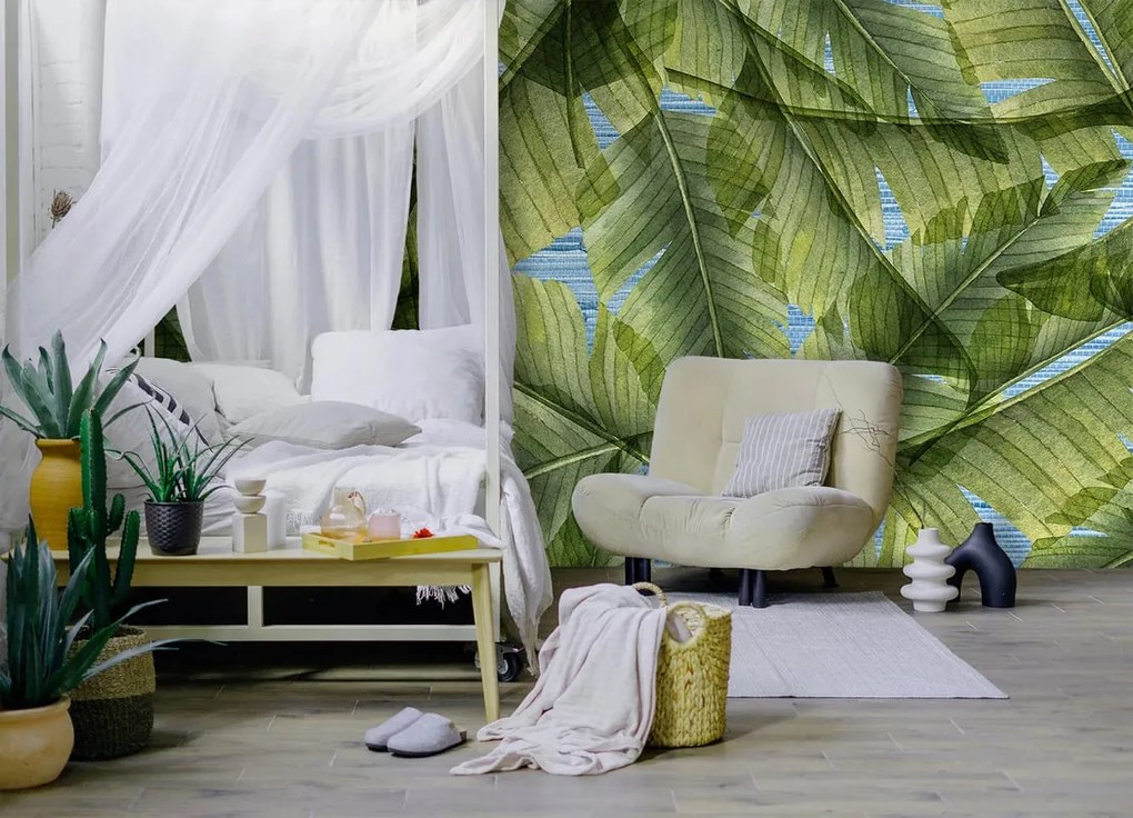 Fotomurale Foglia, verde 400X300 cm