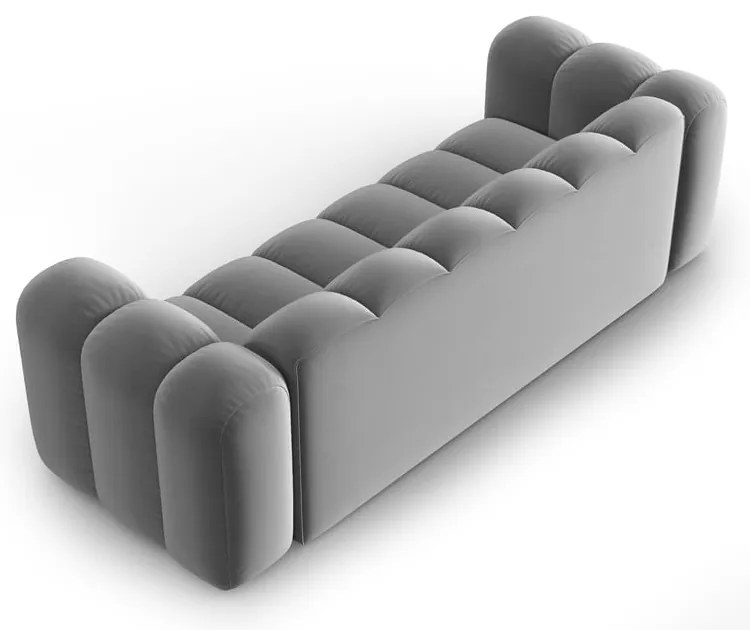 Divano grigio 228 cm Lupine - Micadoni Home