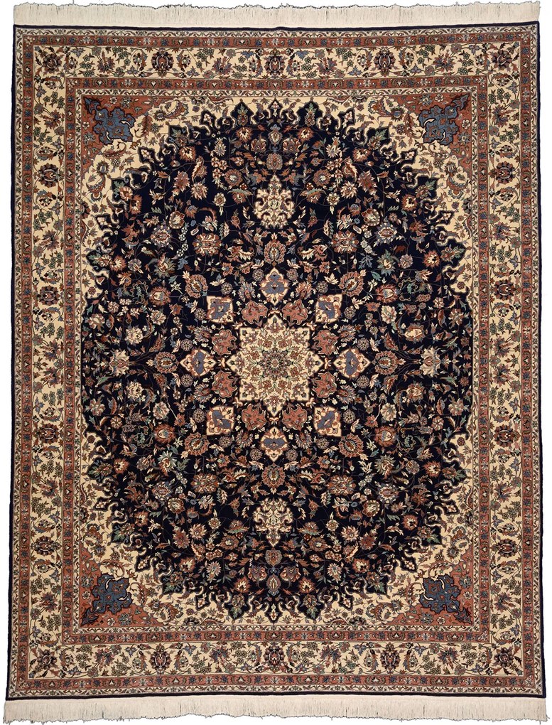 Isfahan Tappeto persiano 250x310 Blu (Iran) Annodato A Mano