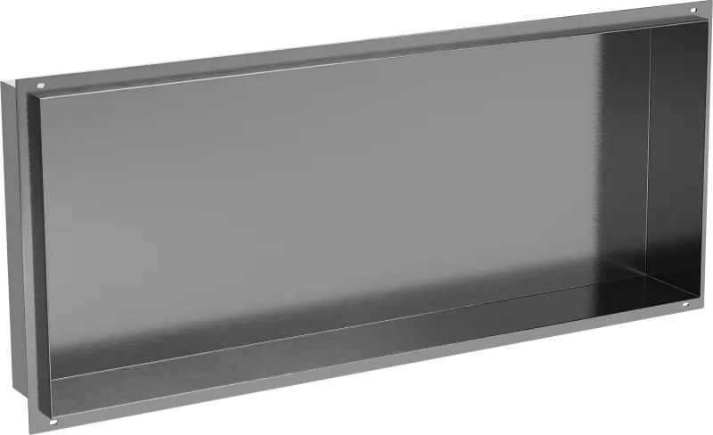 Mexen X-Wall-NR mensola a incasso senza flangia 75 x 30 cm, grigio canna di fucile spazzolato - 19E1753010