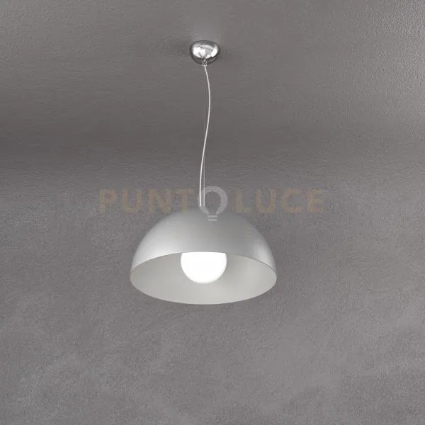 Cup sospensione d.35 cm. 1 luce grigio 1144-s35-gr