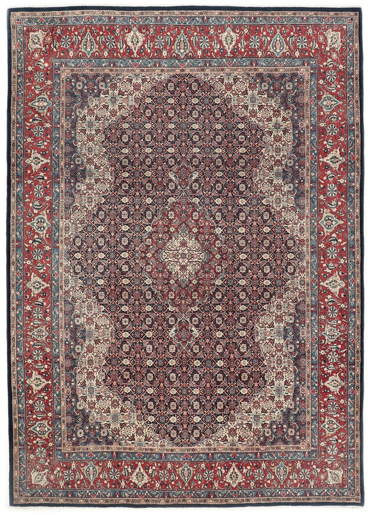 Sarouk Tappeto 340x250 (Iran) Annodato A Mano