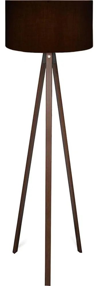 Lampada da terra AYD 1xE27/40W/230V nera/marrone