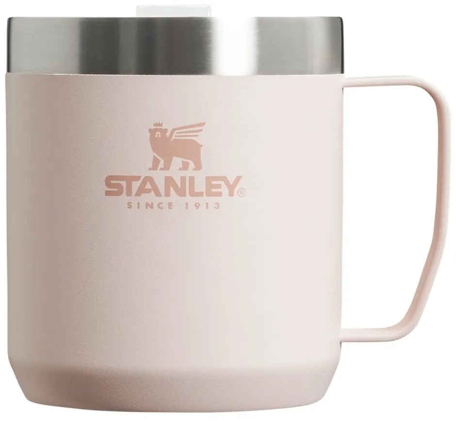 Tazza termica rosa chiaro in acciaio inox 350 ml Stay-Hot Camp Mug Rose Quartz – Stanley