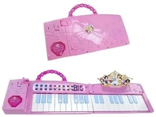 Pianoforte giocattolo Disney Princess Elettrico Pieghevole Rosa