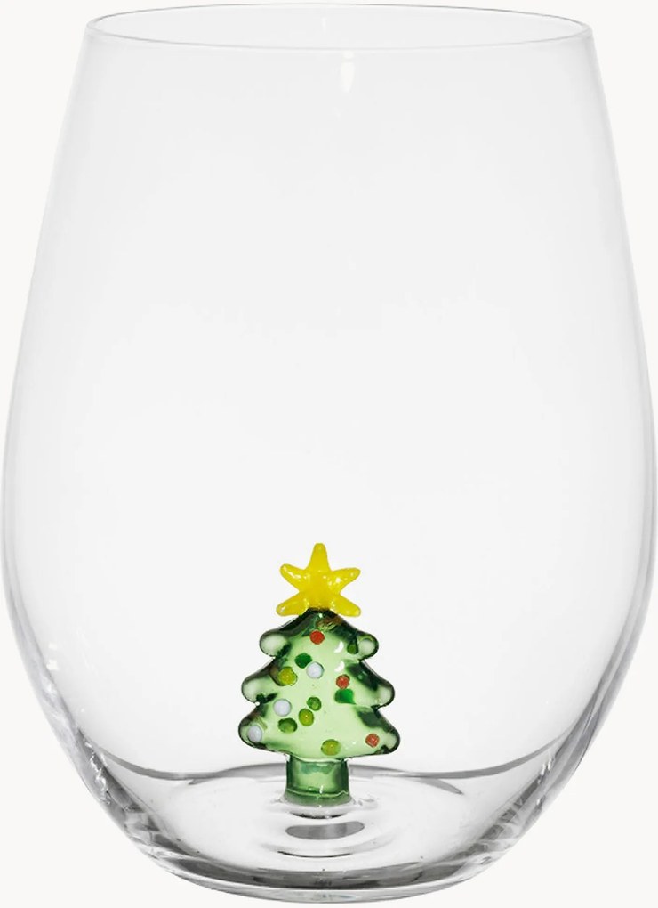 Set di 6 bicchieri in vetro borosilicato Noel