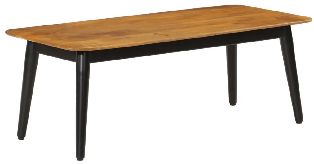 Tavolino da Salotto 110x50x40cm Legno Massello di Mango e Ferro