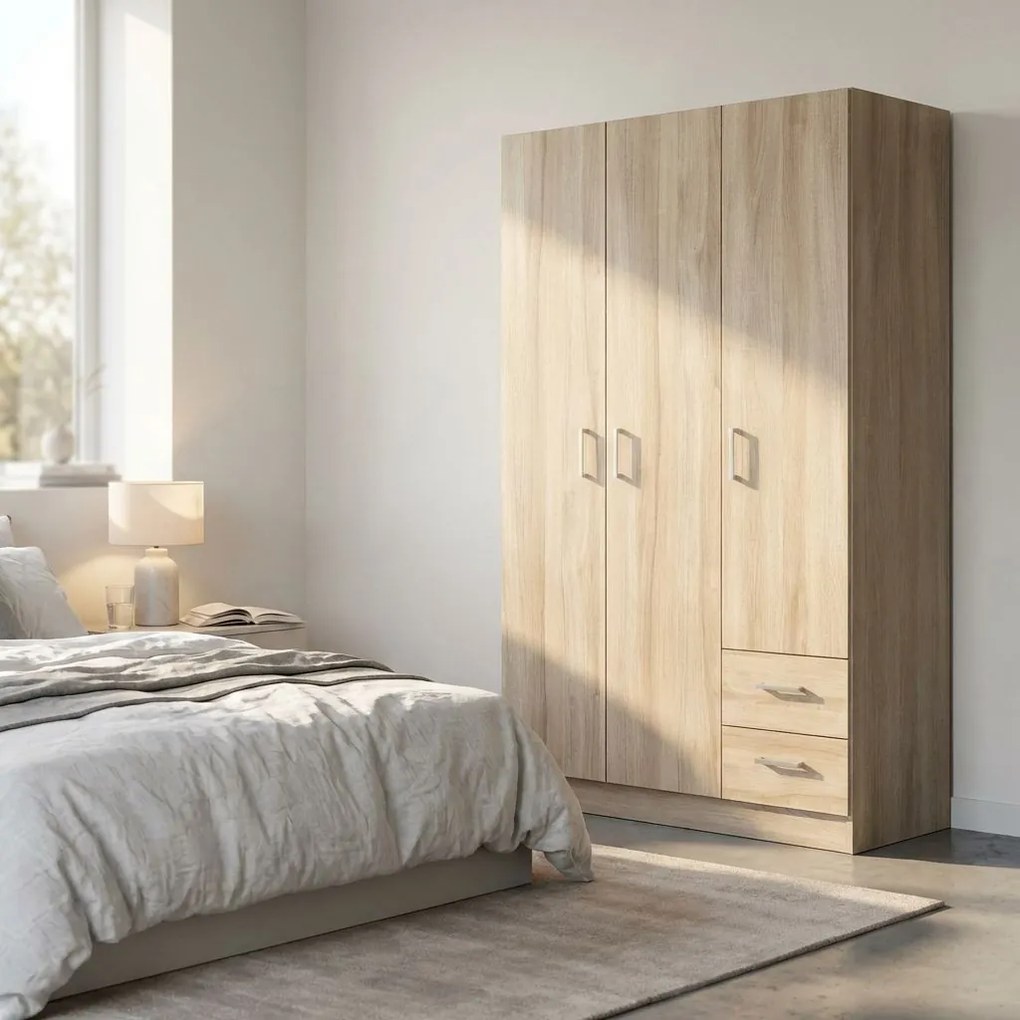 MERIN - armadio di design con 3 ante 2 cassetti