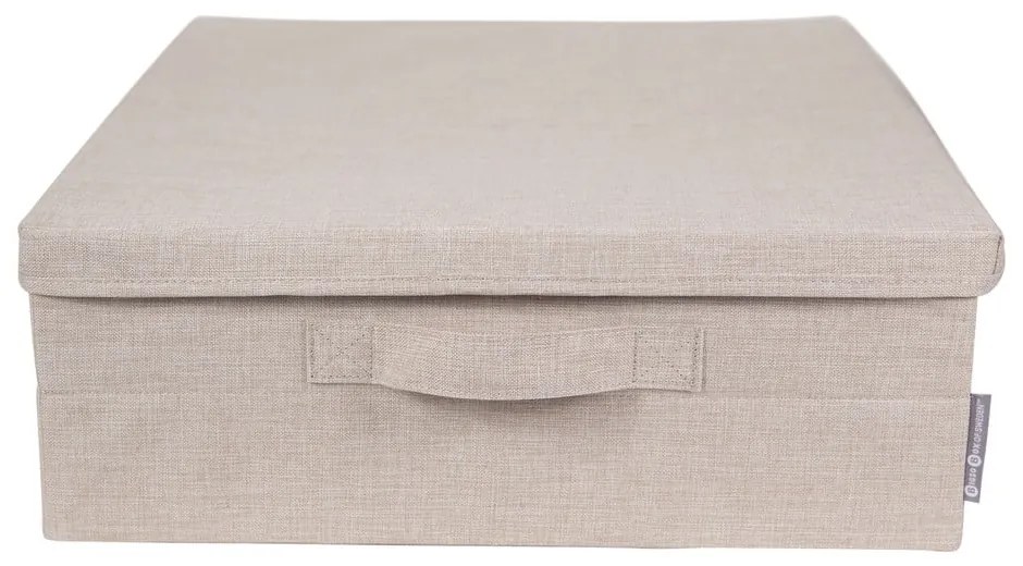 Scatola portaoggetti beige sotto il letto - Bigso Box of Sweden