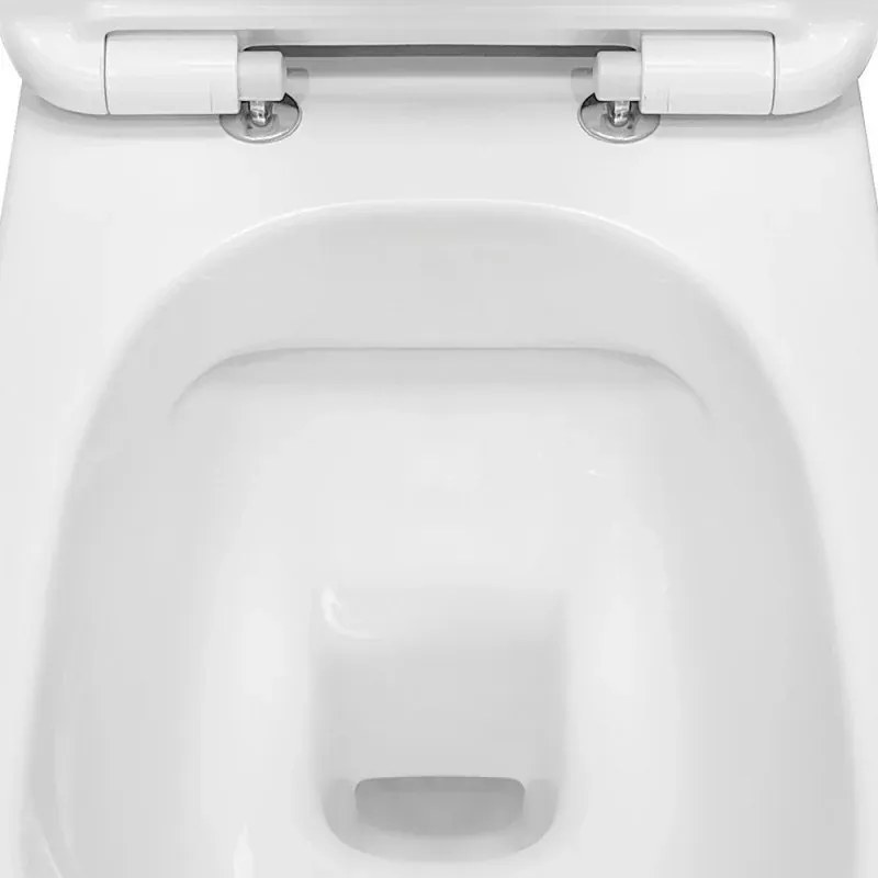 Sanitari filo parete traslati Olympia serie Synthesis con copri wc avvolgente