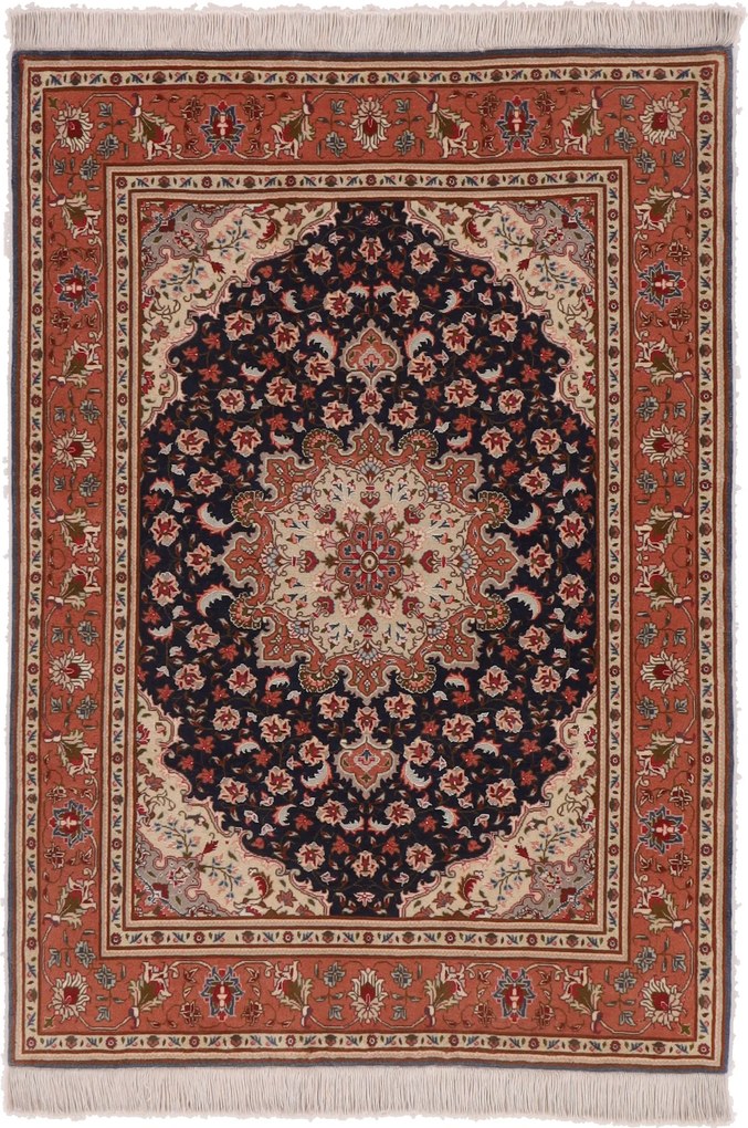 Tabriz Tappeto persiano 100x150 (Iran) Annodato A Mano