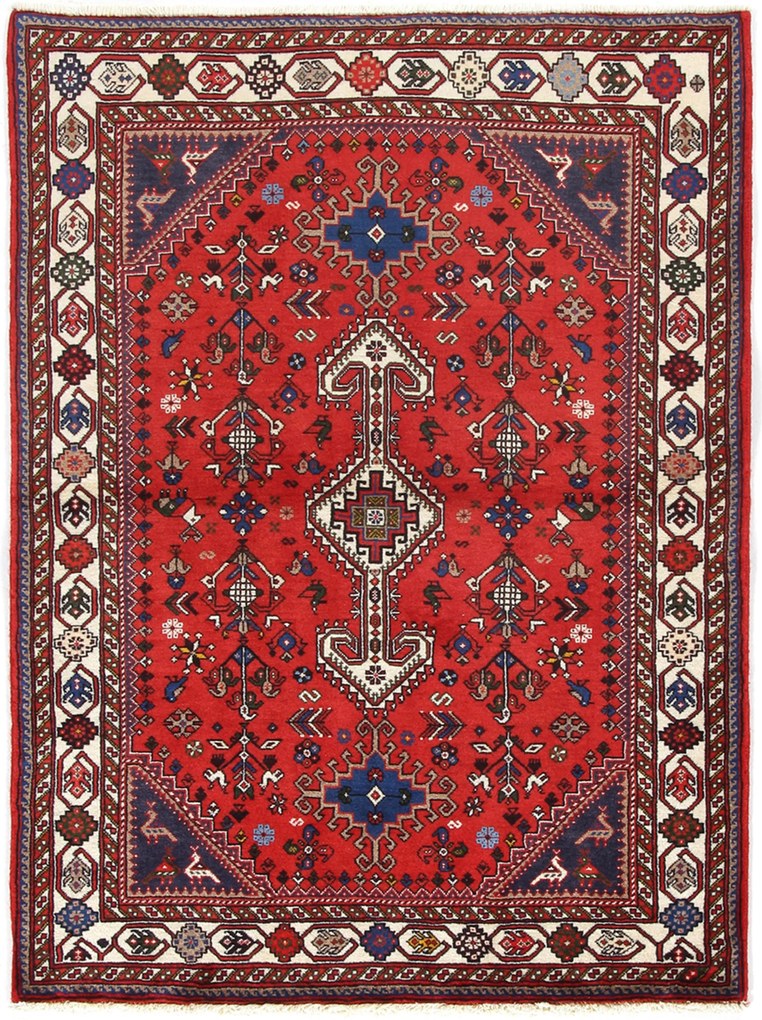 Nasrabad Tappeto 100 x 150 (Iran) Annodato A Mano
