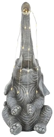 Globo 33884 - Decorazione solare a LED 20xLED/0,02W/3V IP44 elefante