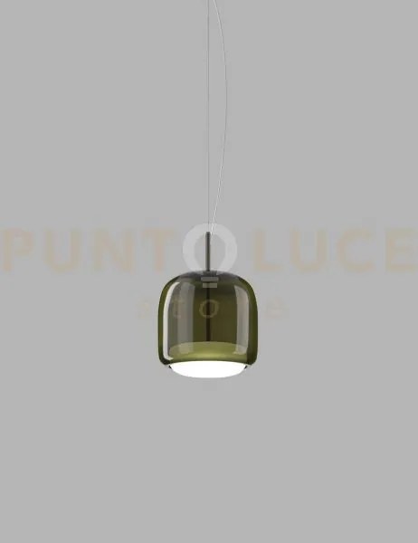 Jube sospensione p verde antico bianco nero opaco 2 l2202  1 led 13...