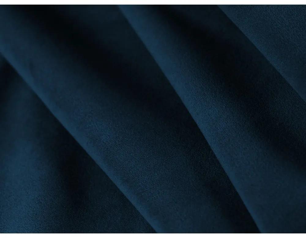 Divano in velluto blu 282 cm Bellis - Micadoni Home