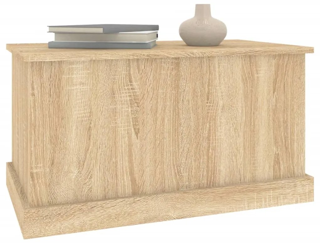 Contenitore rovere sonoma 70x40x38 cm legno multistrato