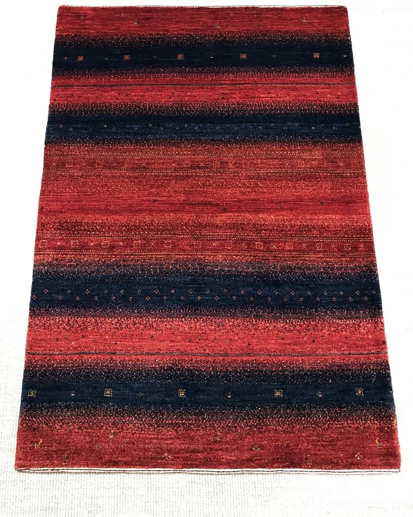 Loribaft Tappeto persiano 150 x 100 Rosso (Iran) Annodato A Mano