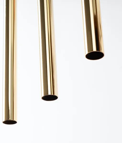 Sollux SL.1196 - Lampadario a sospensione con filo PASTELO 3xG9/8W/230V oro