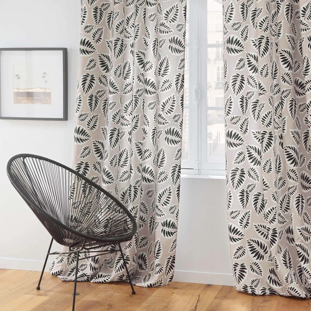 Tenda nera/beige 140x260 cm Alma – douceur d'intérieur