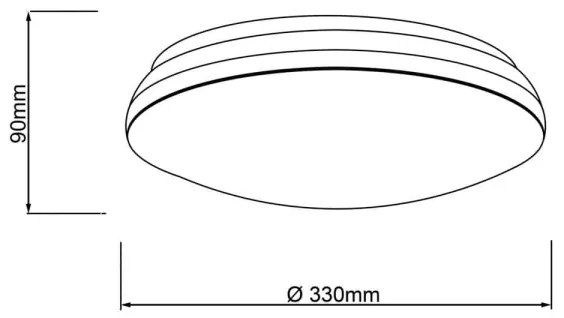 Brilliant - Plafoniera LED RGBW dimmerabile MIDWAY LED/14W/230V + +TC