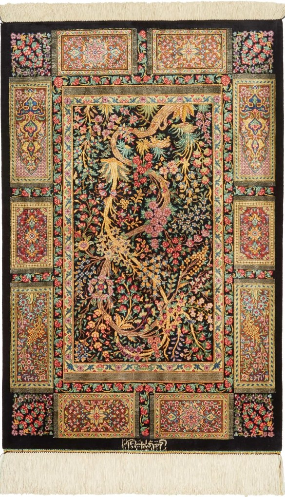 Ghom Tappeto persiano 90 x 60 (Iran) Annodato A Mano